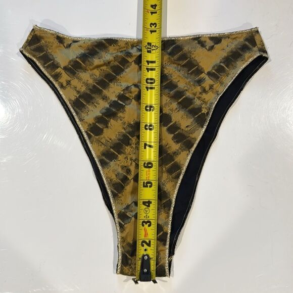 NWT Oseree Safari Bikini Large ORO Metallic - Picture 6 of 10